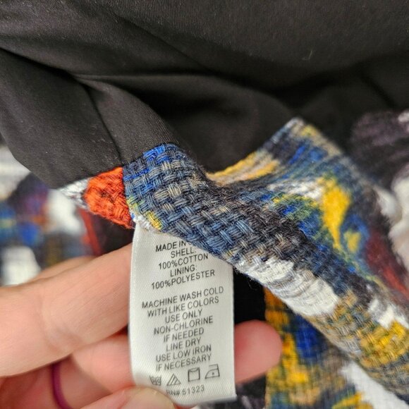 Women's XL 1. STATE Abstract Blazer - Picture 4 of 6